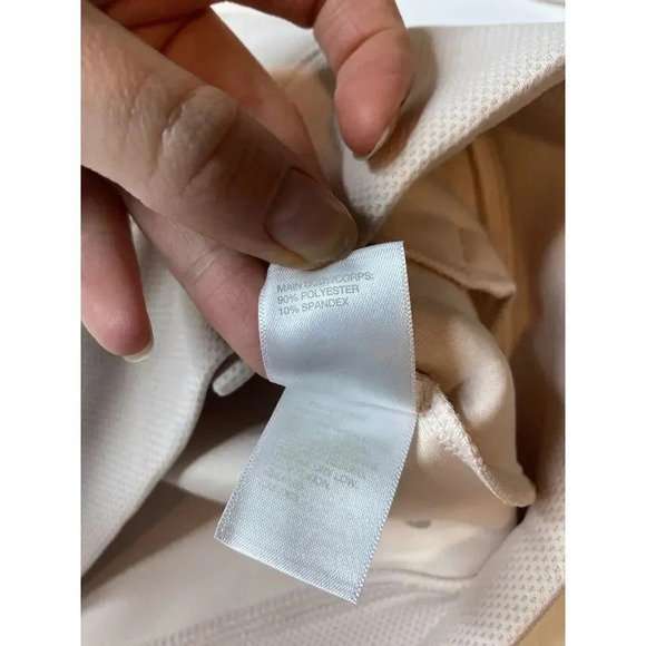 Zella Womens Size Small Light Pink Bomber Jacket Snap Button Up Flaw - Picture 7 of 10